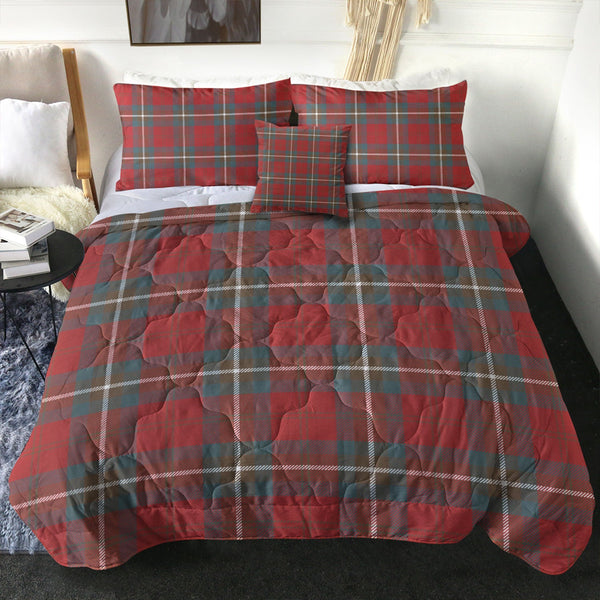 Ruthven Weathered Clan Badge Tartan Comforter