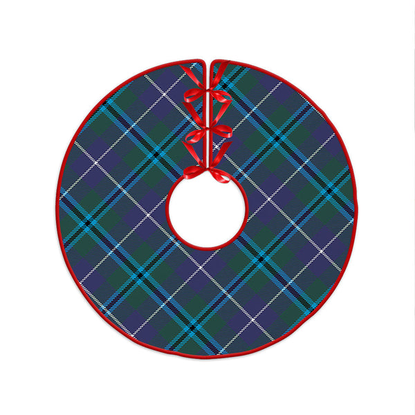 Sandilands Clan Badge Tartan Christmas Tree Skirt