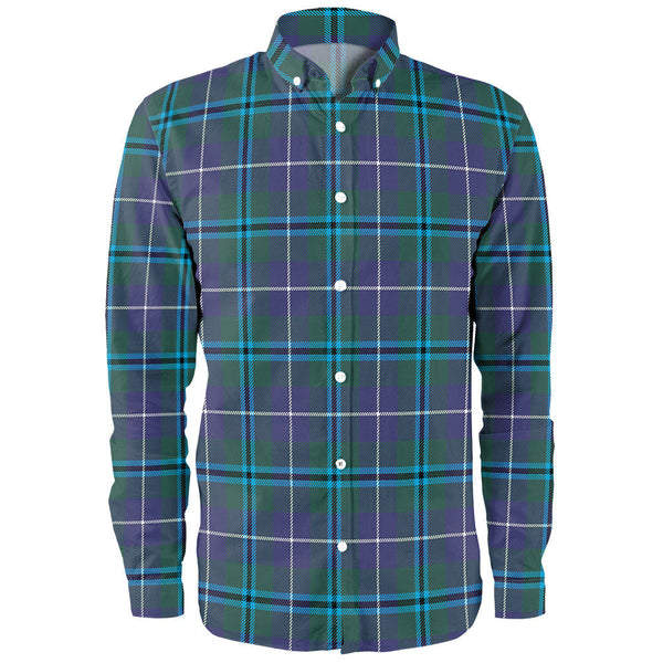 Sandilands Clan Badge Tartan Long Sleeve Shirt