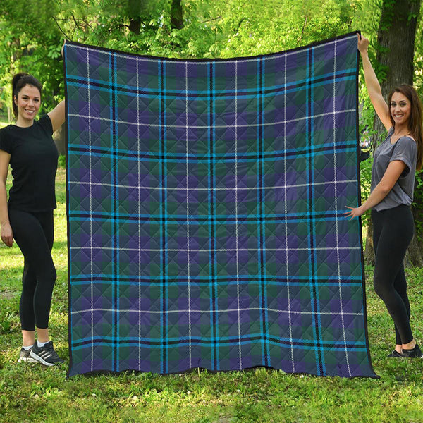 Sandilands Clan Badge Tartan Premium Quilt