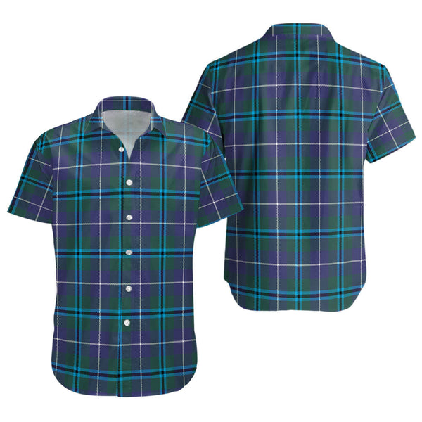 Sandilands Clan Badge Tartan Short Sleeve Shirt