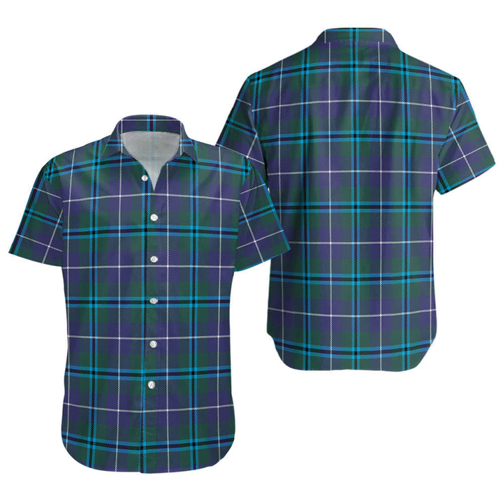 Sandilands Clan Badge Tartan Short Sleeve Shirt