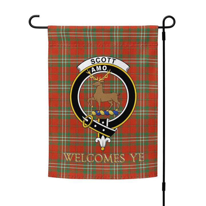 Scott Ancient Clan Badge Tartan Garden Flag
