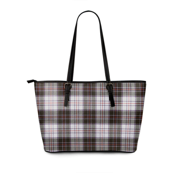 Scott MacRae Weathered Tartan Leather Tote Bag