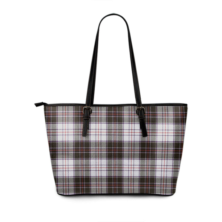 Scott MacRae Weathered Tartan Leather Tote Bag