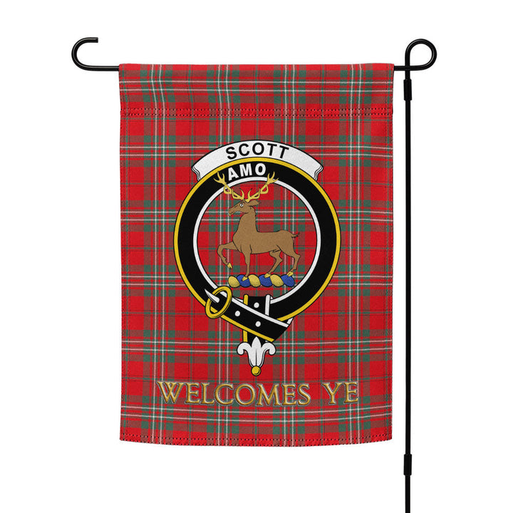 Scott Modern Clan Badge Tartan Garden Flag