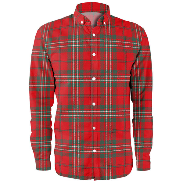Scott Modern Clan Badge Tartan Long Sleeve Shirt