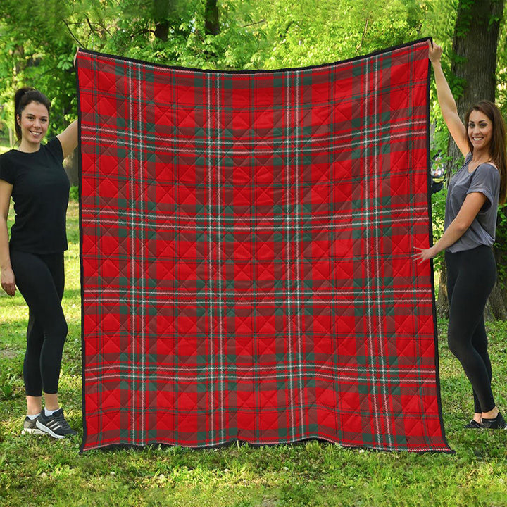 Scott Modern Clan Badge Tartan Premium Quilt