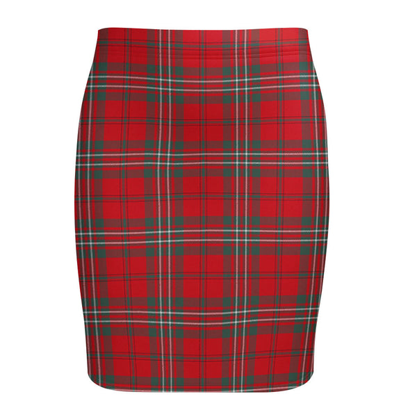 Scott Modern Tartan Fitted Skirt