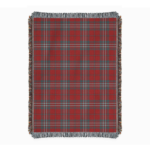 Scott Weathered Clan Badge Tartan Woven Blanket