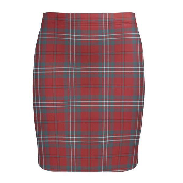 Scott Weathered Tartan Fitted Skirt