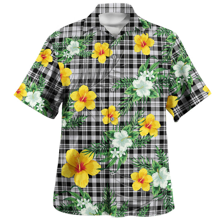 Scott (Sir Walter) Personal Clan Badge Tartan Hawaiian Shirt Summer Vibes Style