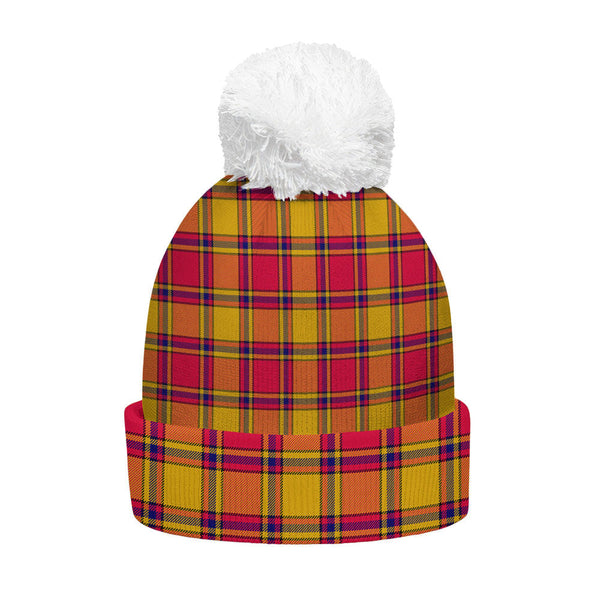 Scrymgeour Clan Badge Tartan Bobble Beanie Hat