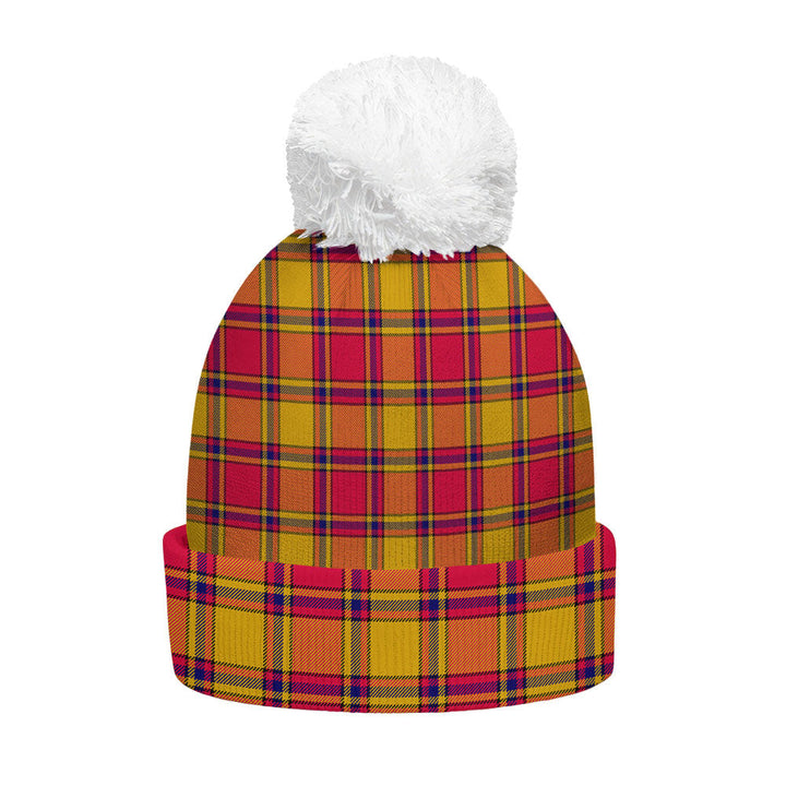 Scrymgeour Clan Badge Tartan Bobble Beanie Hat