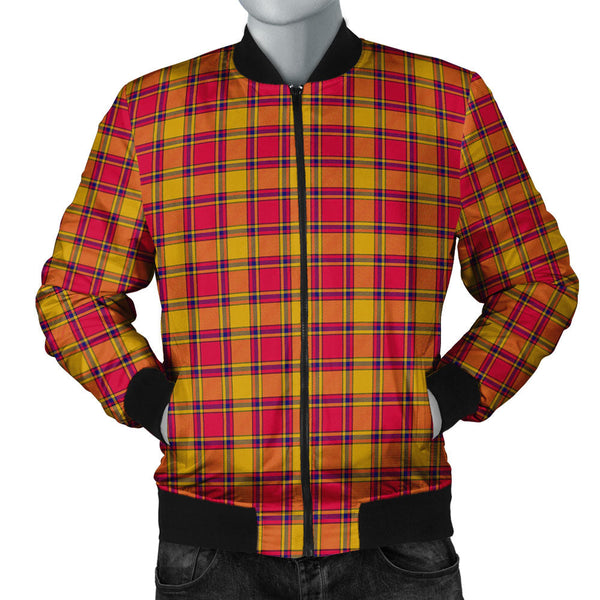Scrymgeour Clan Badge Tartan Bomber Jacket