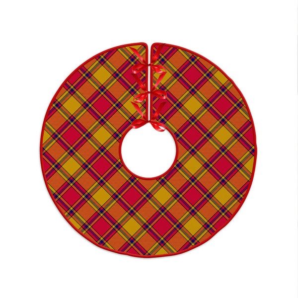 Scrymgeour Clan Badge Tartan Christmas Tree Skirt