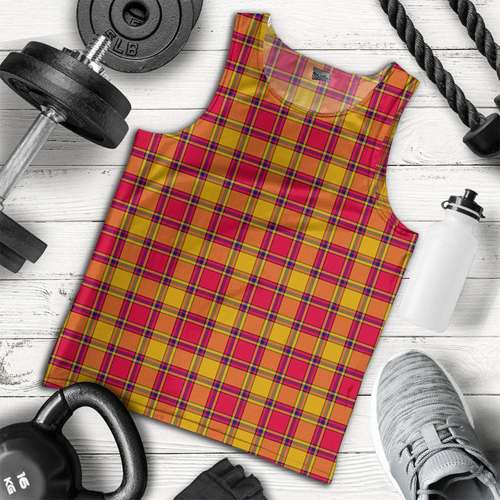 Scrymgeour Clan Badge Tartan Men Tank Top