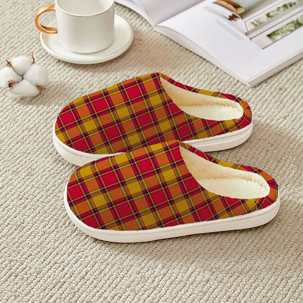 Scrymgeour Clan Badge Tartan Plush Slipper