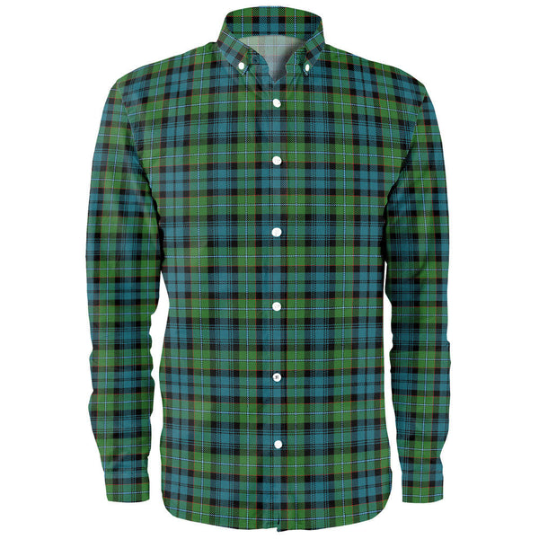 Sempill (Semple) Ancient Clan Badge Tartan Long Sleeve Shirt
