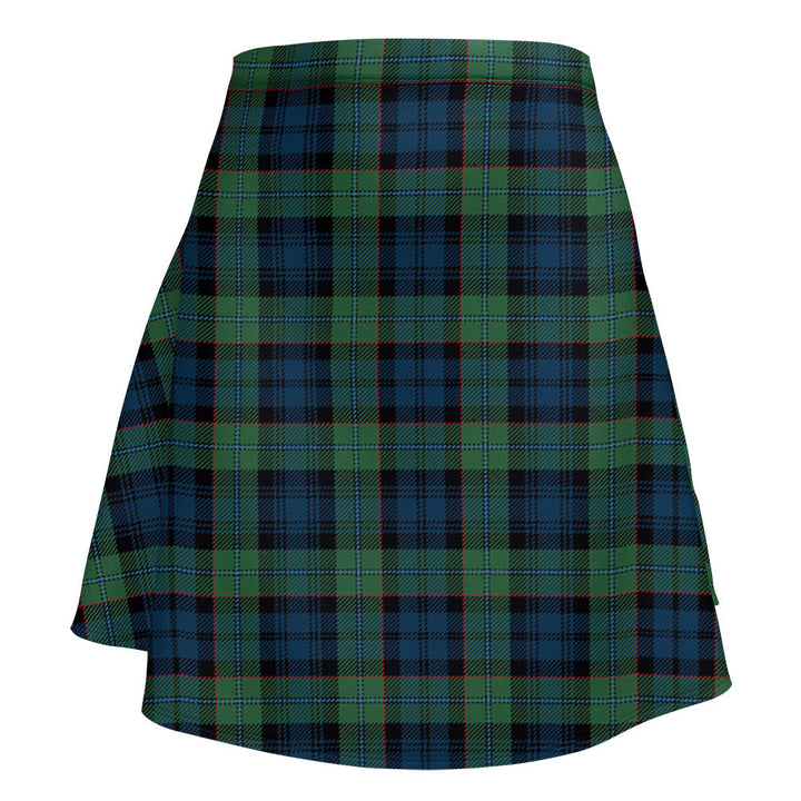 Sempill (Semple) Modern Clan Badge Tartan Flared Skirt