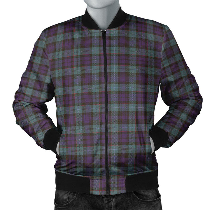 Sempill (Semple) Weathered Clan Badge Tartan Bomber Jacket