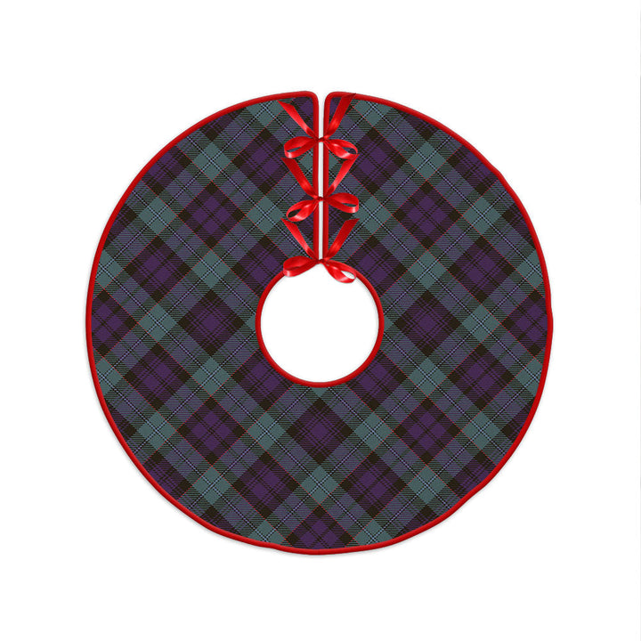 Sempill (Semple) Weathered Clan Badge Tartan Christmas Tree Skirt