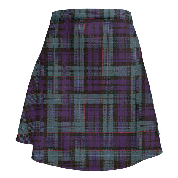 Sempill (Semple) Weathered Clan Badge Tartan Flared Skirt