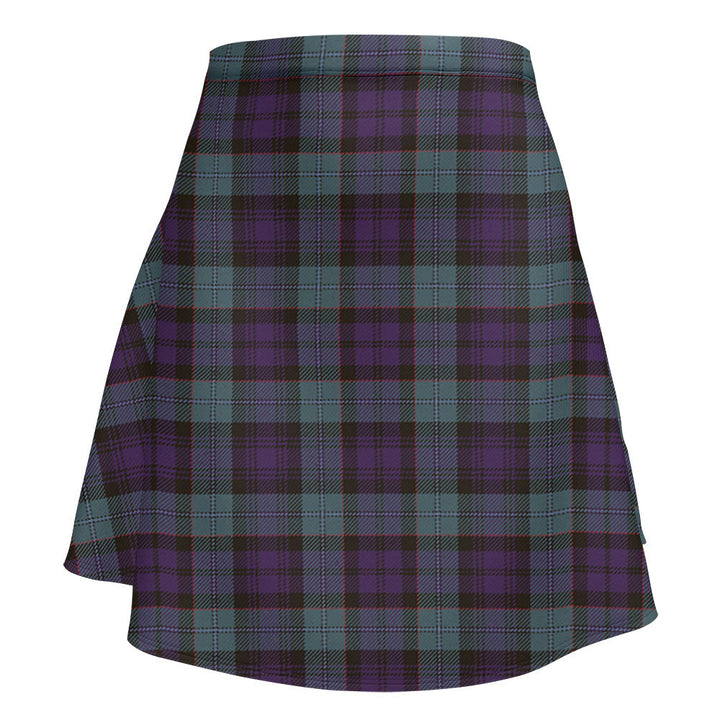 Sempill (Semple) Weathered Clan Badge Tartan Flared Skirt