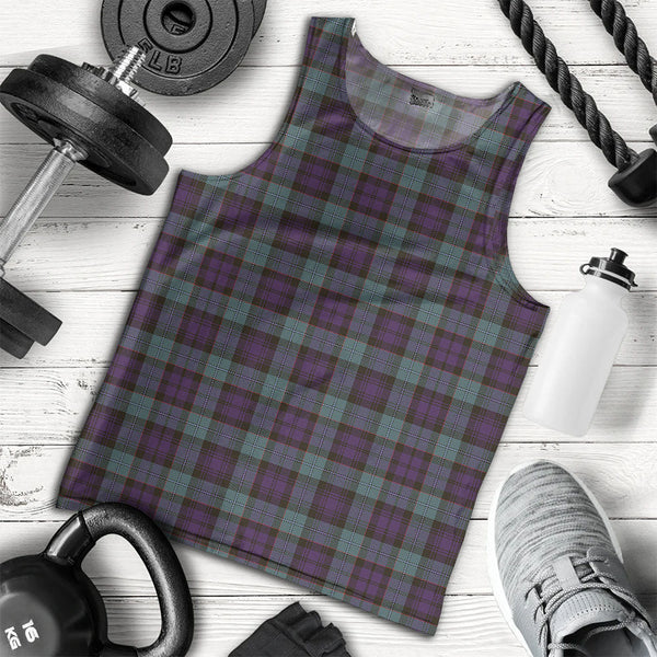 Sempill (Semple) Weathered Clan Badge Tartan Men Tank Top