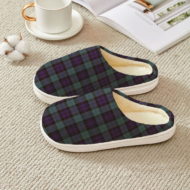 Sempill (Semple) Weathered Clan Badge Tartan Plush Slipper