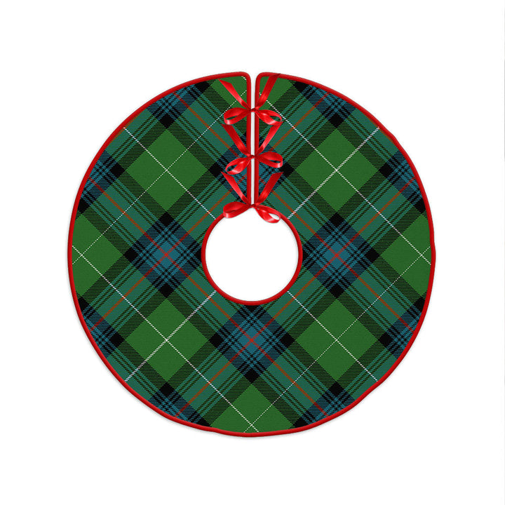 Semple Ancient Clan Badge Tartan Christmas Tree Skirt