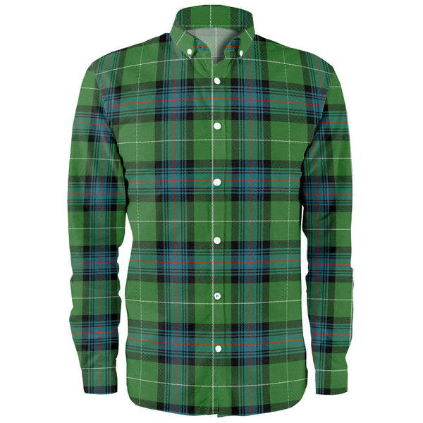 Semple Ancient Clan Badge Tartan Long Sleeve Shirt