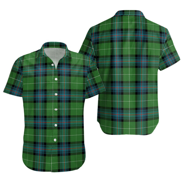 Semple Ancient Clan Badge Tartan Short Sleeve Shirt