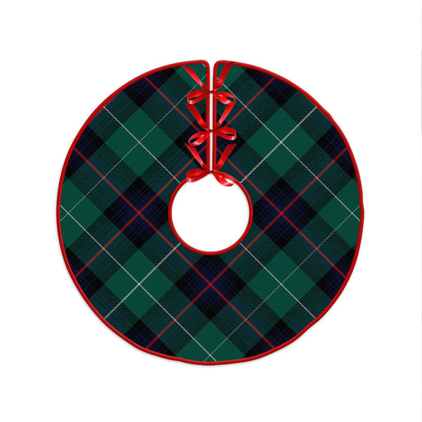 Semple Modern Clan Badge Tartan Christmas Tree Skirt