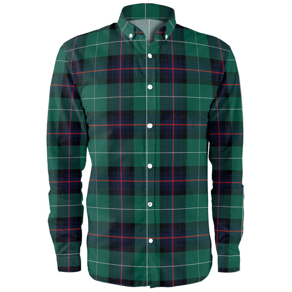 Semple Modern Clan Badge Tartan Long Sleeve Shirt