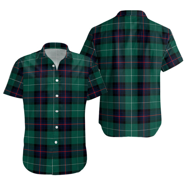 Semple Modern Clan Badge Tartan Short Sleeve Shirt