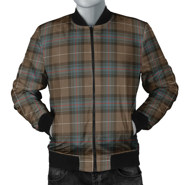 Semple Weathered Clan Badge Tartan Bomber Jacket