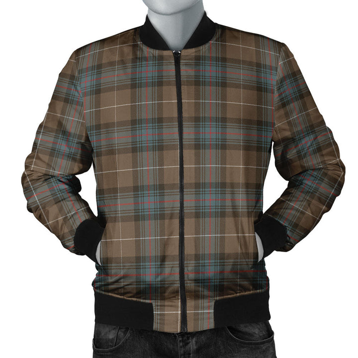 Semple Weathered Clan Badge Tartan Bomber Jacket