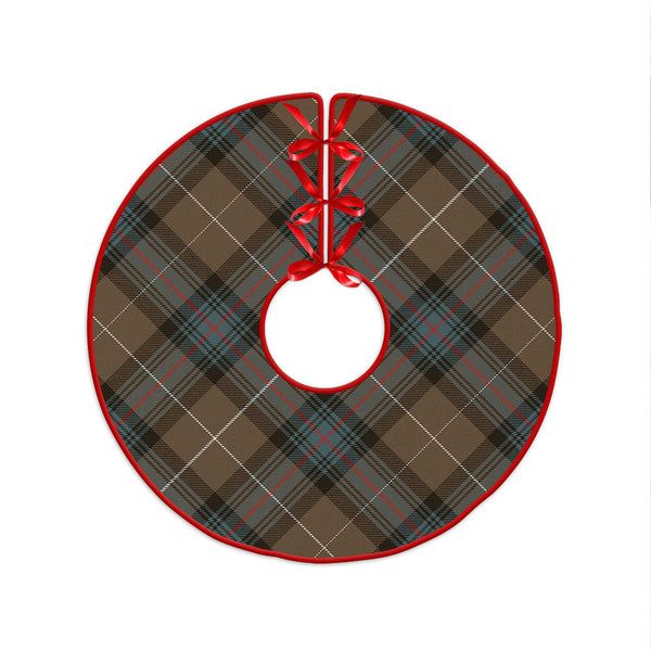 Semple Weathered Clan Badge Tartan Christmas Tree Skirt