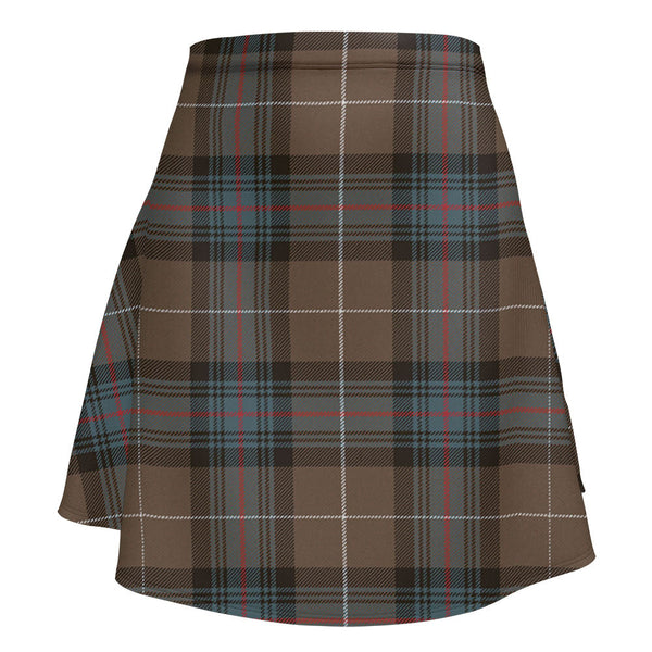 Semple Weathered Clan Badge Tartan Flared Skirt