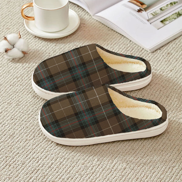 Semple Weathered Clan Badge Tartan Plush Slipper