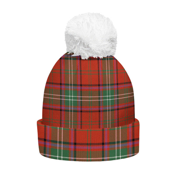 Seton Ancient Clan Badge Tartan Bobble Beanie Hat