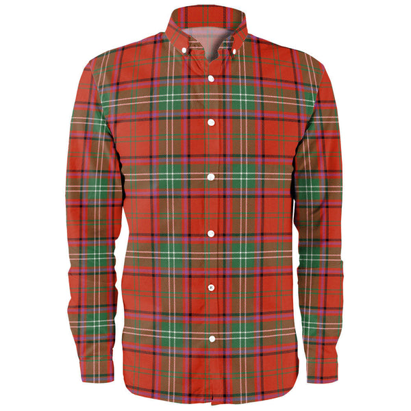 Seton Ancient Clan Badge Tartan Long Sleeve Shirt
