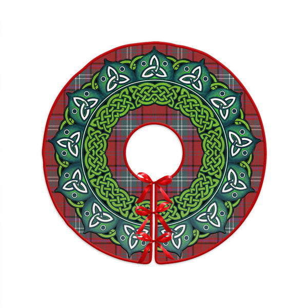 Seton Weathered Clan Badge Tartan Christmas Tree Skirt Heritage Holiday Decor