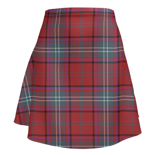 Seton Weathered Clan Badge Tartan Flared Skirt