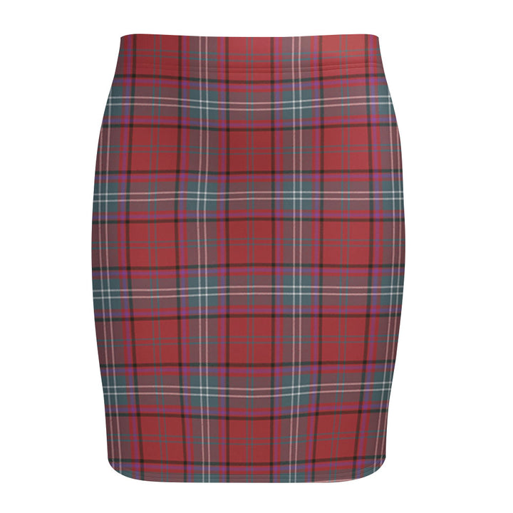 Seton Weathered Tartan Fitted Skirt