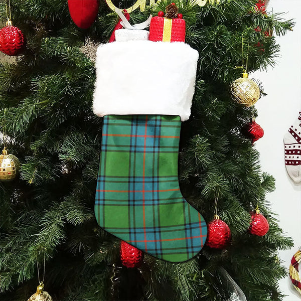 Shaw Ancient Clan Badge Tartan Christmas Stocking