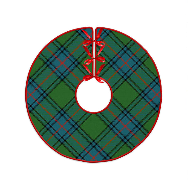 Shaw Ancient Clan Badge Tartan Christmas Tree Skirt