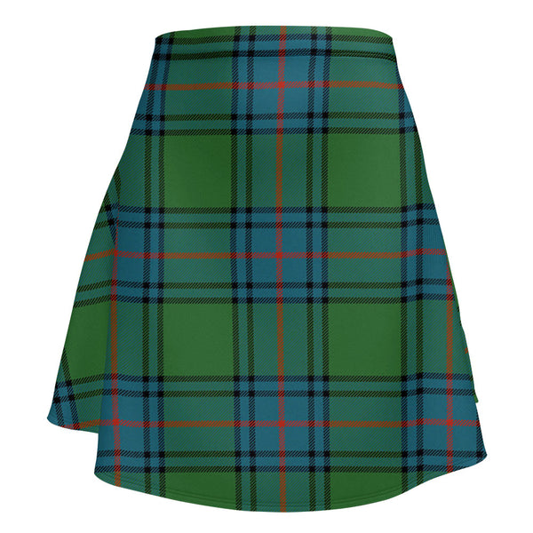 Shaw Ancient Clan Badge Tartan Flared Skirt