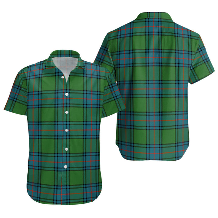 Shaw Ancient Clan Badge Tartan Short Sleeve Shirt